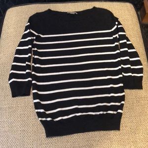 Black and white stripped sweater